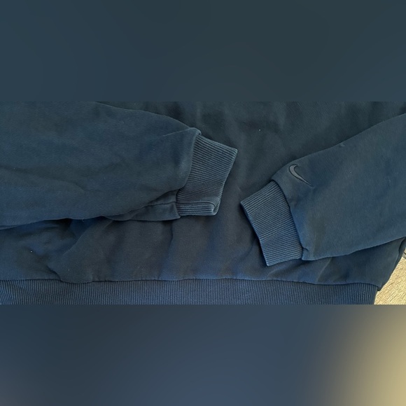 Nike cropped floral logo hoodie women Sz small - Picture 5 of 8